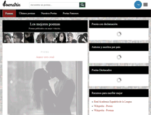 Tablet Screenshot of poematrix.com
